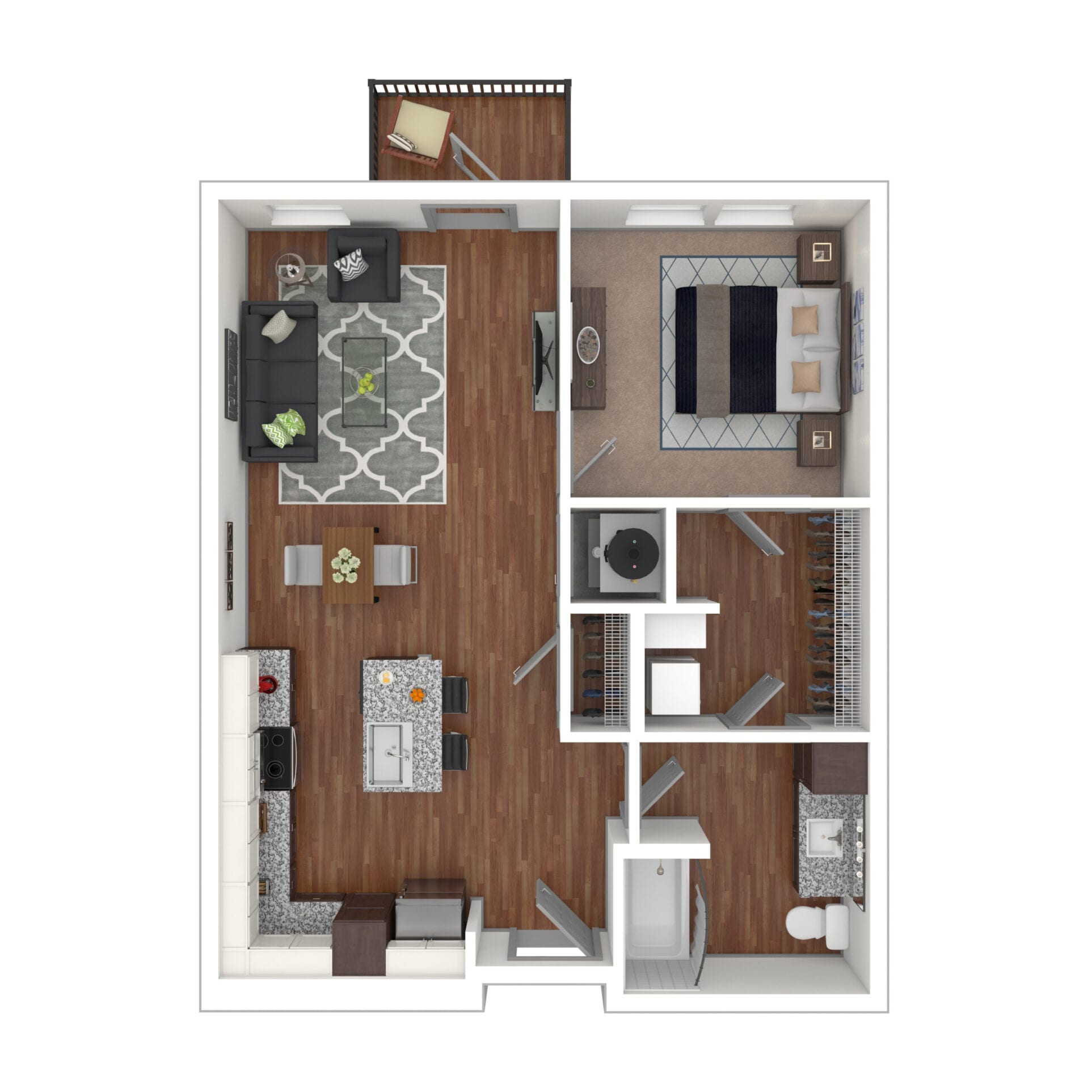 TheOtisAtFortBen_9310OtisAve_II-3319880_3DF_1x1Unit-A6 One-Bedrooms